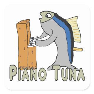 Piano Tuner (Tuna) Square Sticker