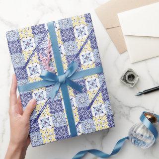 Piccolo Amore Italian Tiles Blue Lemon Baby Shower