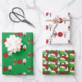 Pickleball Christmas Joy, Candy Cane, Reindeer  Sheets