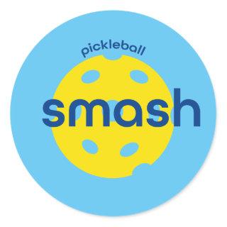 Pickleball-Smash Classic Round Sticker