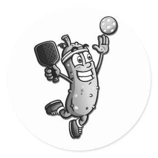 Pickleball Star Classic Round Sticker