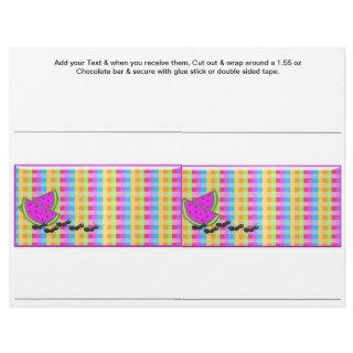 Picnic BarBQ Party BBQ Custom Candy Bar Wrappers