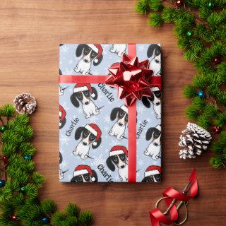 Piebald Dachshund Christmas Custom Name Cute Dog