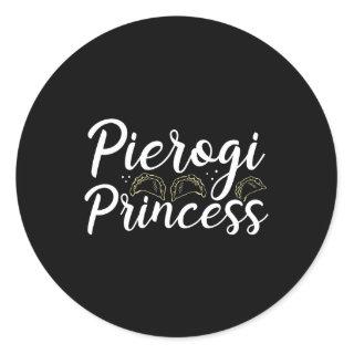 Pierogi Maker Polish Pierogies Poland Pierogi Cutt Classic Round Sticker