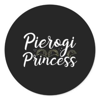 Pierogi Maker Polish Pierogies Poland Pierogi Cutt Classic Round Sticker