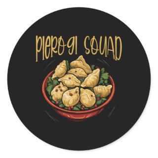 Pierogi Maker Polish Pierogies Poland Pierogi Cutt Classic Round Sticker