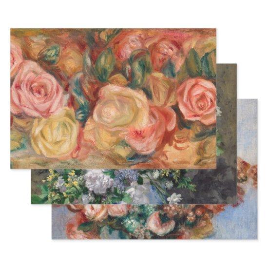 Pierre-Auguste Renoir - Flowers Selection  Sheets