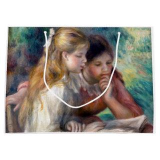 Pierre-Auguste Renoir - The Reading Large Gift Bag