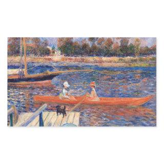 Pierre-Auguste Renoir - The Seine at Argenteuil Rectangular Sticker