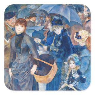 Pierre-Auguste Renoir - The Umbrellas Square Sticker