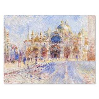 Pierre-Auguste Renoir - Venice, Piazza San Marco Tissue Paper