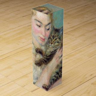Pierre-Auguste Renoir - Woman with a Cat Wine Box