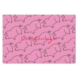 Pig Animal Thunder_Cove Tissue Paper