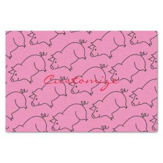 Pig Animal Thunder_Cove Tissue Paper