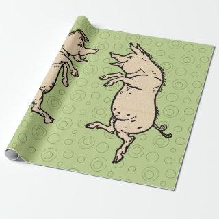 Pigs Dancing Antique Piggy Dance Jig