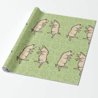 Pigs Dancing Antique Piggy Dance Jig