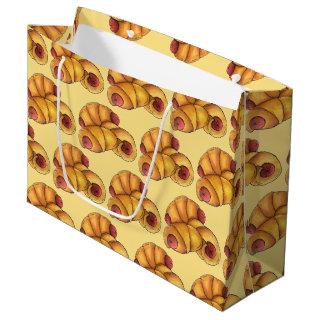 Pigs in a Blanket Crescent Roll Hot Dog Junk Food Large Gift Bag