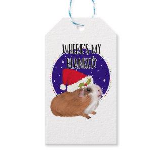 pigs in blankets guinea pig funny joke christmas gift tags