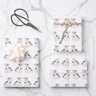 Pigs  Flat Sheet Set of 3