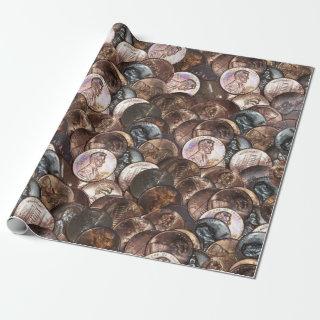 Pile of Pennies - One Cent Penny Spread Background