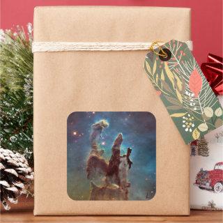 Pillars of Creation, Eagle Nebula Hubble Space Square Sticker