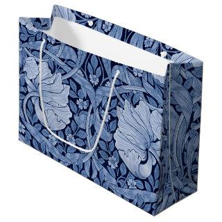 Pimpernel Blue Monotone, William Morris Large Gift Large Gift Bag