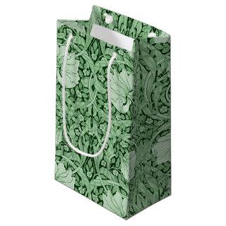 Pimpernel Green Monotone, William Morris Small Gift Bag