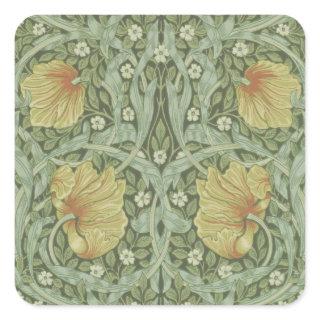 Pimpernel Pattern (by William Morris) Square Sticker