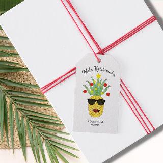 Pineapple Mele Kalikimaka Classic Gift Tags