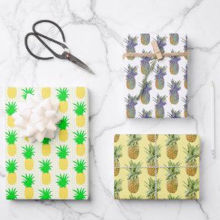 Pineapple Pop Art Trio  Sheets