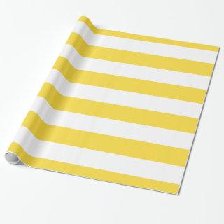 Pineapple Yellow, White XL Stripes Pattern