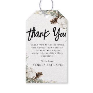 Pinecone Spruce Thank You Tag