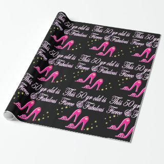 PINK 50 AND FABULOUS BIRTHDAY DESIGN