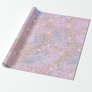 Pink All Occasion Splatter Glitter Texture Look