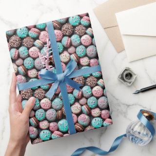 Pink and Blue Macaron Birthday