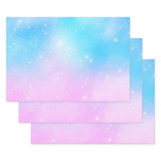 Pink and Blue Pastel Gradient Sky  Sheets