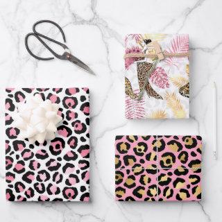 Pink and Gold Leopard  Sheets