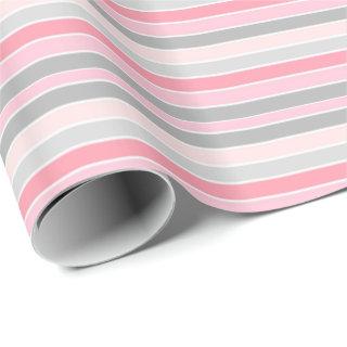 Pink and Grey Stripes