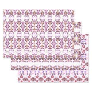 Pink and Mauve Fancy Paper Drawer Liner Sheets