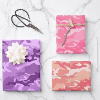 Pink and Purple Camo Camouflage  Sheets