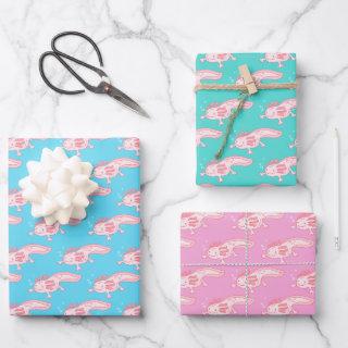 Pink Axolotl Pattern  Sheets