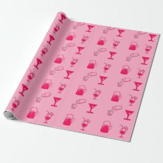 Pink bar decorative pattern