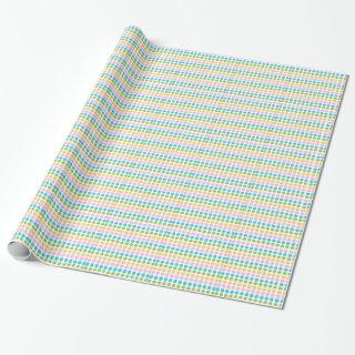 Pink blue yellow button pattern accessories trendy