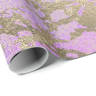 Pink Blush Painting Bright Pink Gold Marble Shiny