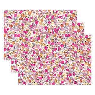 pink breast pattern woman fun  sheets