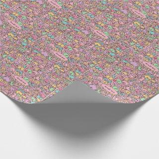 Pink breasts popular funny pattern
