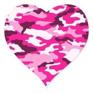 Pink camouflage Sticker