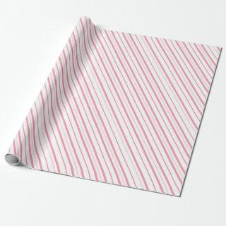 Pink Candy Cane Stripes - Small Stripes