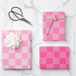 Pink Checked Pattern  Sheets
