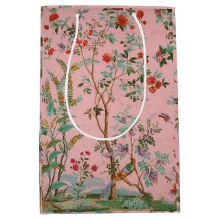 Pink Chinoiserie Medium Gift Bag